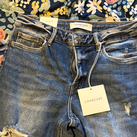 Distressed Blue Jeans - Picture 4 of 7